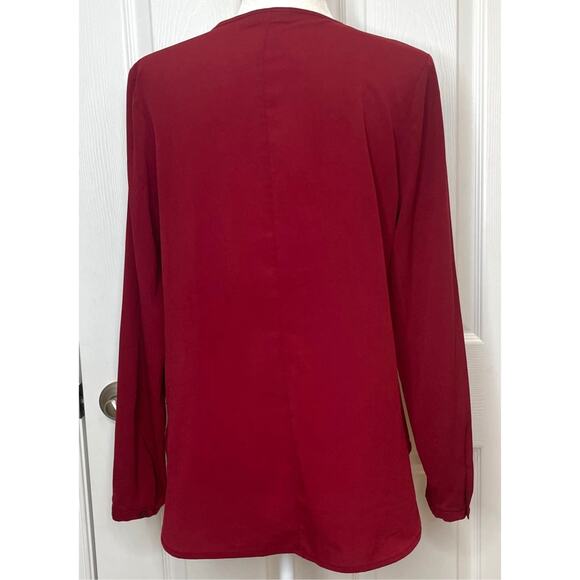 Apt 9 Blouse Red Medium - Picture 2 of 9